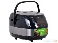 Мультиварка polaris pmc 0517ad, мультиповар, 3d нагрев, керамич. чаша 5л, черный