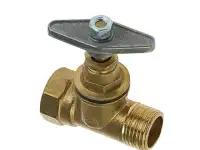 Вентиль запорный латунный, D 10-65 мм, Маркировка: 15б3р; 15б1п; КПЛ-1..., Давление: Ру16; Ру10; Ру23...