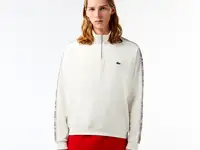 Мужская толстовка lacoste из хлопка с флисом