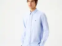 Мужская рубашка lacoste slim fit