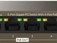 Коммутатор 5port 10/100/1000m 4poe teg1105pd tenda