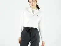 Женская рубашка-поло lacoste regular fit с открытым воротником