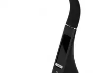 Эра б0031609 настольный светодиодный светильник nled-461-7w-bk черный {дизайн "кожа", 3 ст