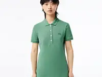 Женское поло lacoste slim fit из эластичного хлопка