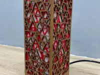 Красный Интерьерный светильник - ночник, фотография 3