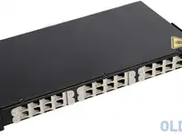 Бокс оптический цмо 19" 1u до 24 портов черный бон-19-1-24-9005