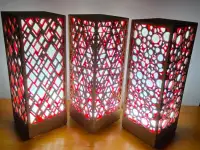 Красный Интерьерный светильник - ночник, фотография 10