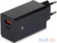 Сетевое зарядное устройство accesstyle crocus gan 3 а usb usb-c черный