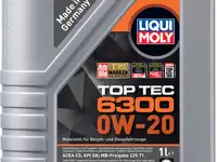 21216 liquimoly нс-синт. мот.масло top tec 6300 0w-20 sn c5 (1л)