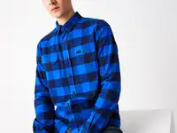 Мужская кретчатая рубашка lacoste