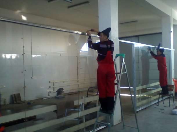 офисные разделительные стеклянные перегородки, фотография 8