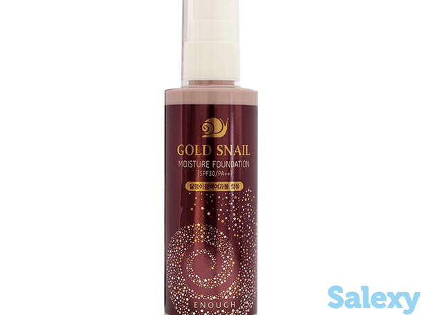 Тональный крем enough gold snail moisture foundation, цвет #21 clear beige, фотография 1