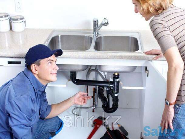 Установка счётчика воды эконом в алматы. услуги сантехника, фотография 1