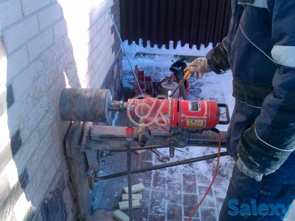 Алмазное сверление (бурение), алмзосверление, сантехник, электрик, сварщик, муфельная печь, фотография 3