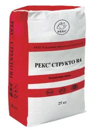 Структо R4 - БЫСТРОСХВАТЫВАЮЩАЯСЯ ФИБРОАРМИРОВАННАЯ СМЕСЬ ДЛЯ РЕМОНТНЫХ РАБОТ, фотография 1