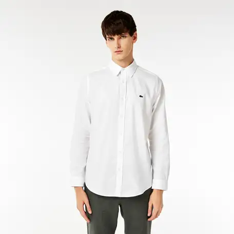 Мужская рубашка lacoste slim fit, фотография 1