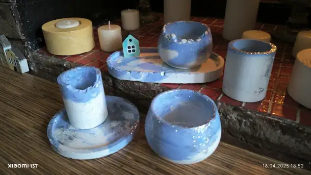 Свечи кашпо, фотография 8