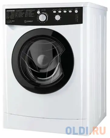 Стиральная машина indesit ewsb 5085 bk cis белый чёрный, фотография 1
