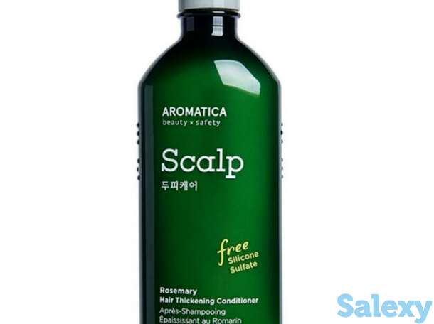 кондиционер для волос с розмарином aromatica rosemary hair thickening conditioner, фотография 1