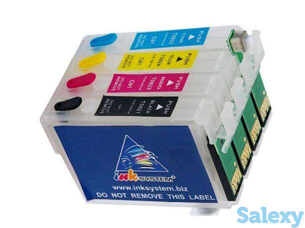 Перезаправляемые картриджи для epson stylus tx119, фотография 1