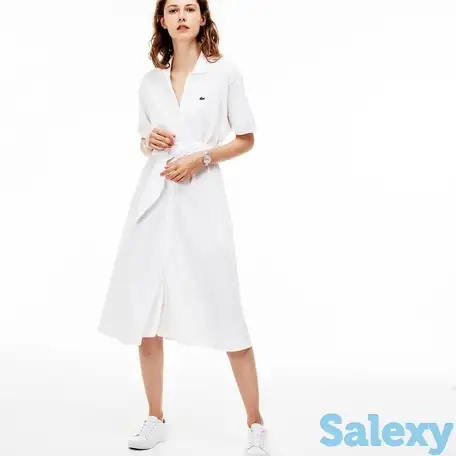 Женское платье lacoste с воротником-поло, фотография 1