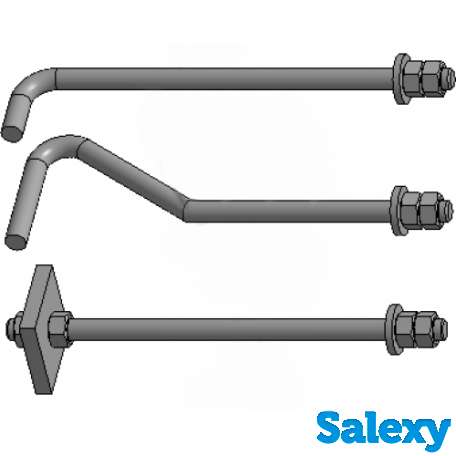 Производство фундаментных болтов тип 1.1 с загибом, фотография 1