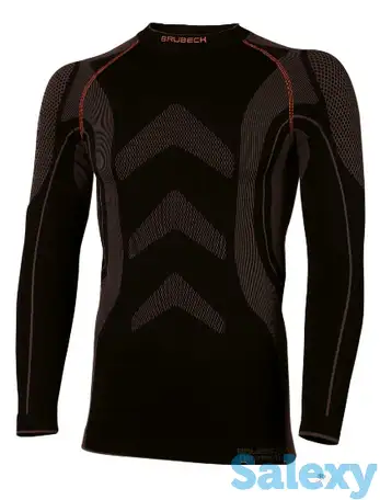 Термокофта brubeck men protect black/graphite, фотография 1