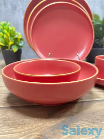 Малиновая чайно столовая посуда Vassila, фотография 5