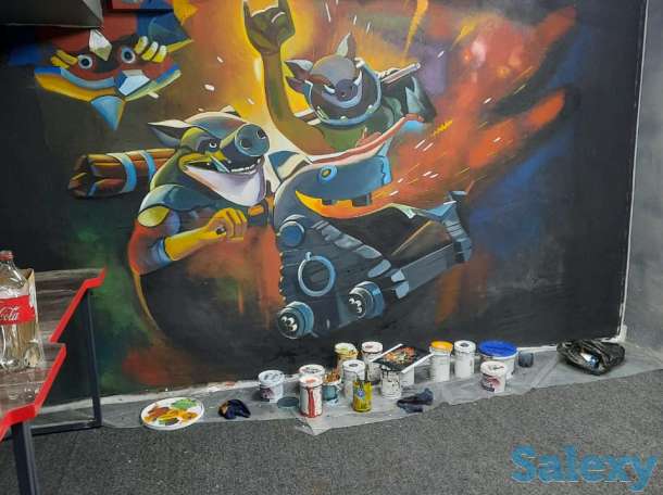 Художественная роспись стен, фотография 6