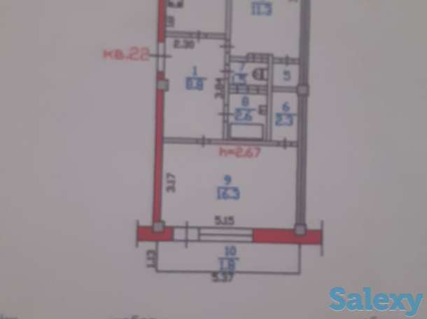 Продам 2хкомнатную квартиру, проспект Назарбаева, фотография 9