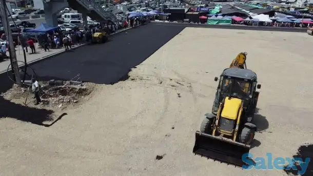 Монтаж бордюров, лотков, асфальтирование, парковки, благоустройство, фотография 2