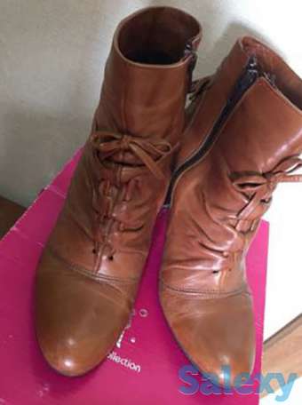 Кожаные полусапоги, фотография 1