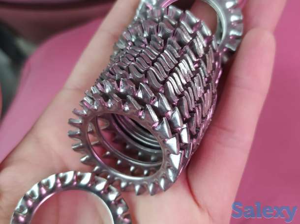 Шайбы стопорные пружинные с внешними зубьями DIN 6798, фотография 1