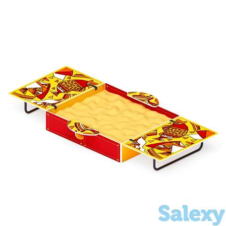 Песочница с крышкой (средняя) ио 5.01.11-08, фотография 1