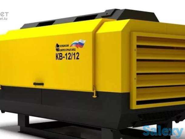 Компрессор винтовой КВ-6/7П дизельный, фотография 3