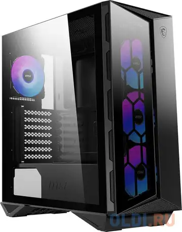 Корпус atx msi mpg gungnir 110r без бп чёрный, фотография 1