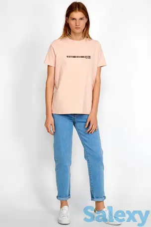 Футболка прямого кроя с принтом vassa&co, фотография 1