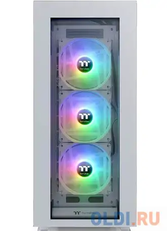 Корпус atx thermaltake divider 500 tg без бп белый, фотография 1