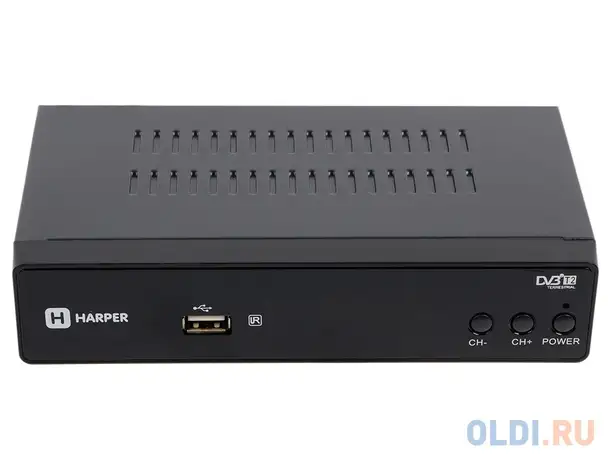 Цифровой телевизионный dvb-t2 ресивер harper hdt2-5050 с функцией fhd медиаплеера, фотография 1
