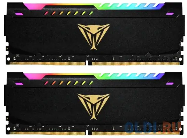 Оперативная память для компьютера patriot viper steel rgb dimm 32gb ddr4, фотография 1