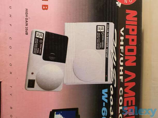 Цветной усилитель для ТВ телевизора, UHF VHF Nippon America, фотография 3