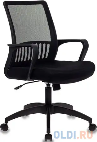 Кресло бюрократ mc-201/tw-11 спинка сетка черный tw-11, фотография 1