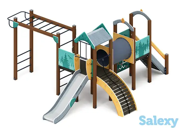 Рада (тайга) - дик 2.01.2.08-23 - игровой комплекс h=1200, фотография 1