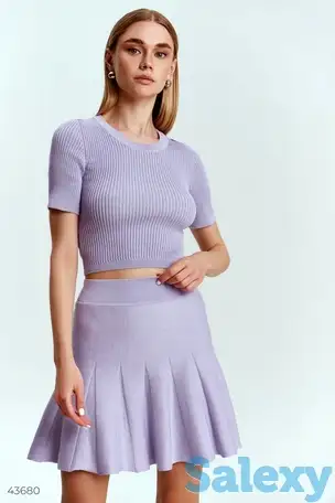 Футболка кроп из трикотажа, фотография 1