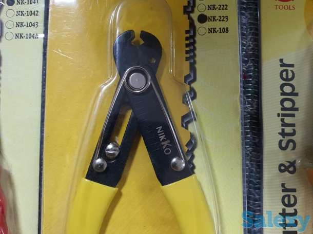 Кусачки и стриппер для зачистки кабеля проводов Тайвань, фотография 5