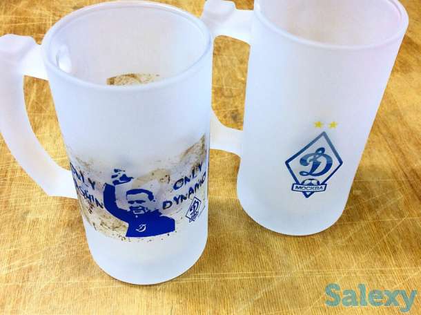 Пивные кружки с принтом любимой команды. Печать на кружках логотипа команды и много другого., фотография 1