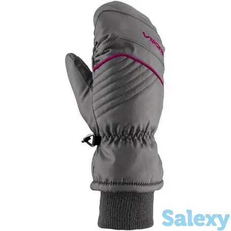 Варежки viking 19-20 rimi mitten dark grey kids, фотография 2