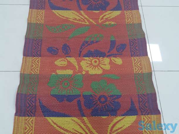 Циновка коврик для дома, ковровая дорожка маленькие зеленая 91х180, фотография 3