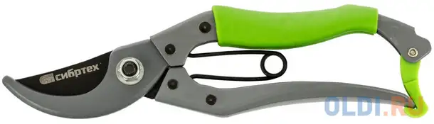 Секатор прямого реза, металлические рукоятки// сибртех, фотография 1