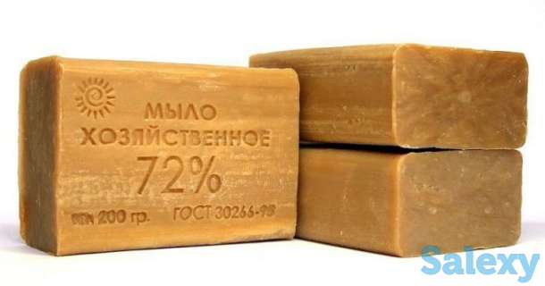 Хозяйственное мыло 72% 200гр ГОСТ, фотография 1